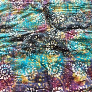 Studio Decor standard cotton Pillow Sham Pillowcase x1 Multi-Color 20” x 26” new